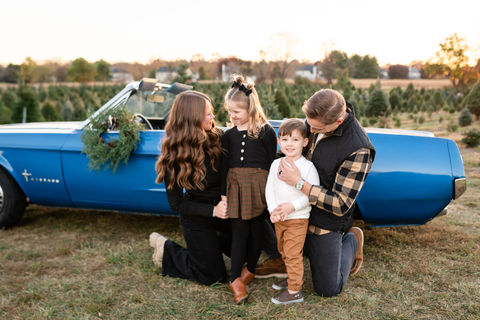 Tree Farm Mini Session in Yardley, PA