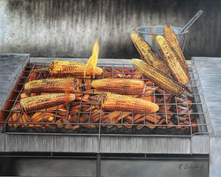 "Elotes Asados"