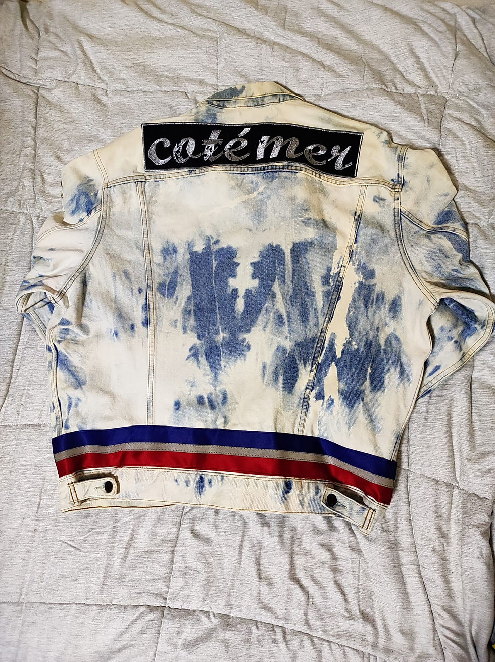 Thumbnail: COTE MER Levis Remake Denim Studded Jacket.