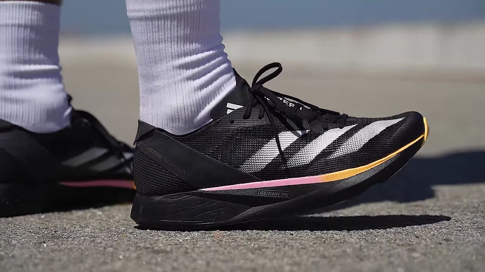Thumbnail: Adidas Adizero Takumi Sen 10 (Black/Metalic/Lemon)