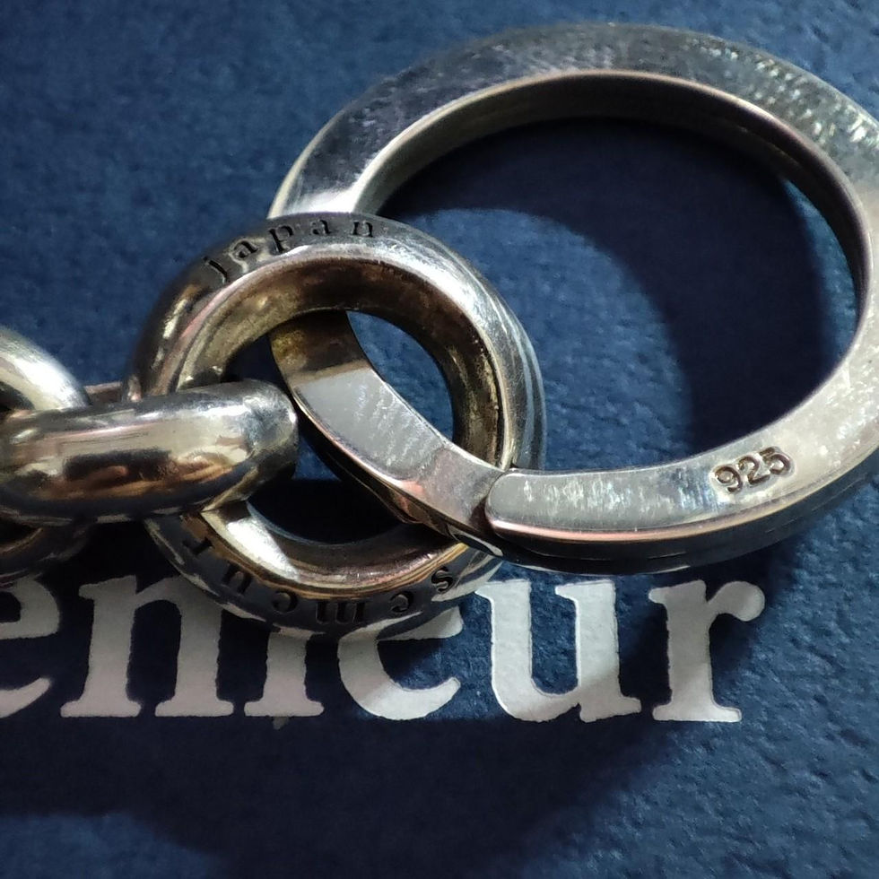 Thumbnail: LE SEMEUR Silver key ring.