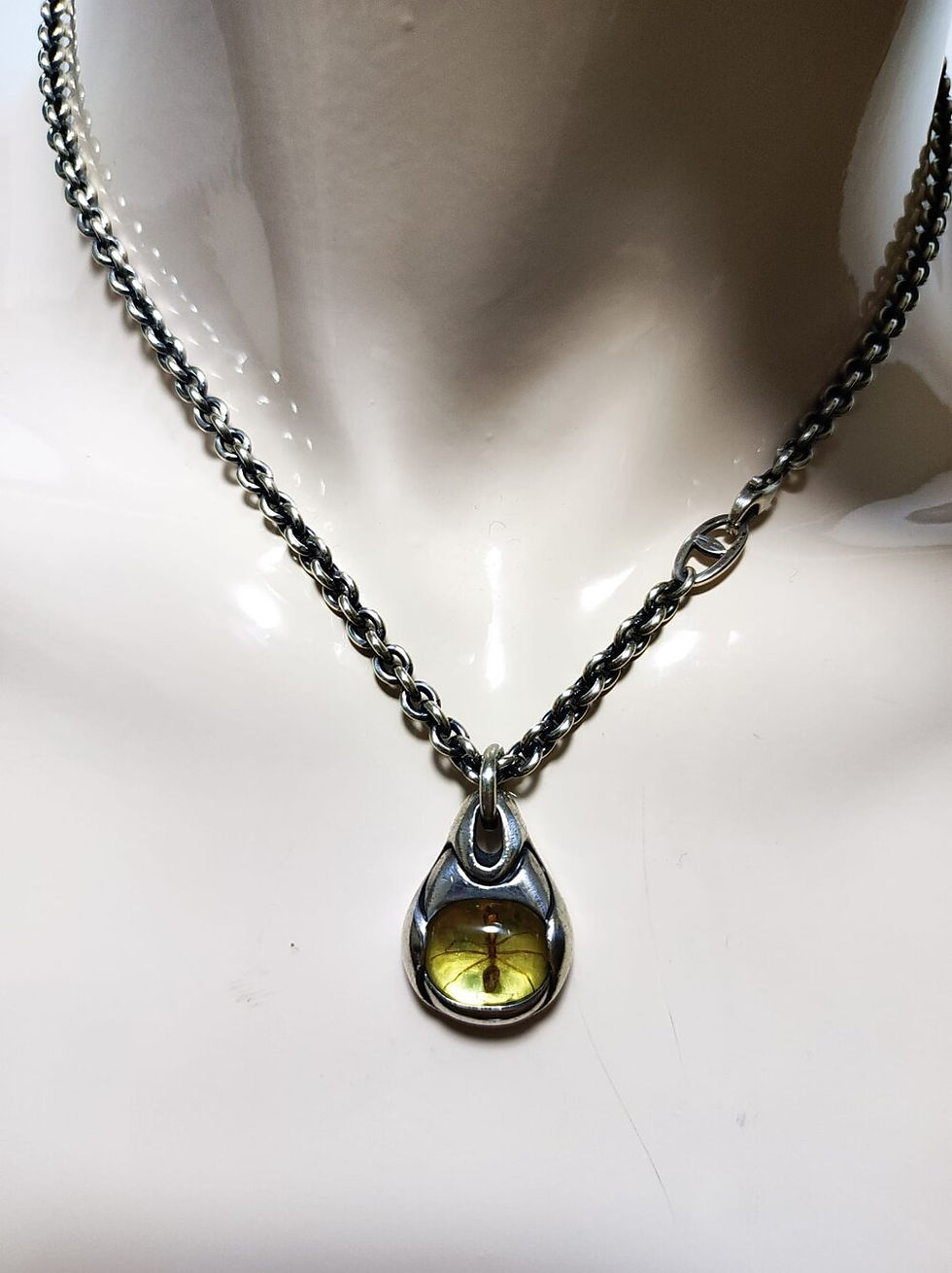 Thumbnail: MARS Apollo Silver 925 Vintage Ant Necklaces.