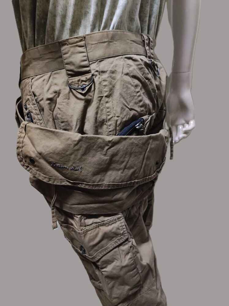 Thumbnail: PPFM short trousers sarouel with a removable bag size L