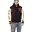 Thumbnail: Diesel Harryz Varsity White Leather Sleeve Jacket (S, L)