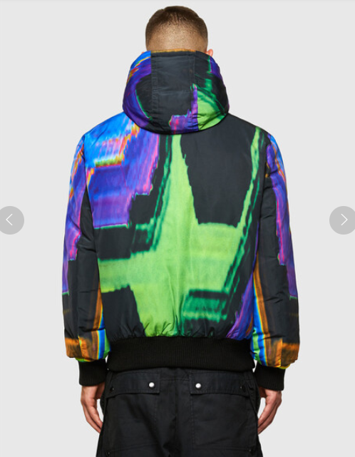 Thumbnail: Diesel W-ON-AOP Hooded Jacket