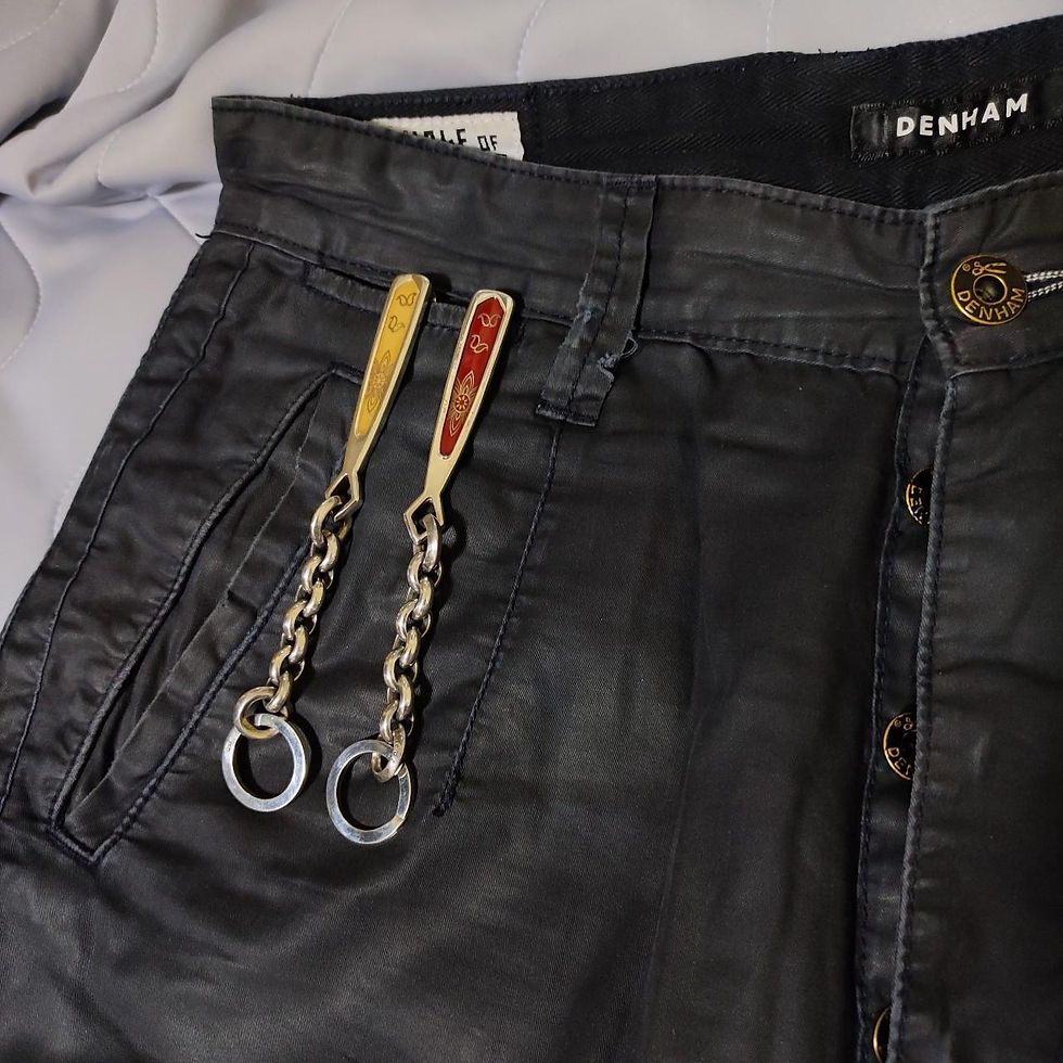 Thumbnail: LE SEMEUR Silver key ring.