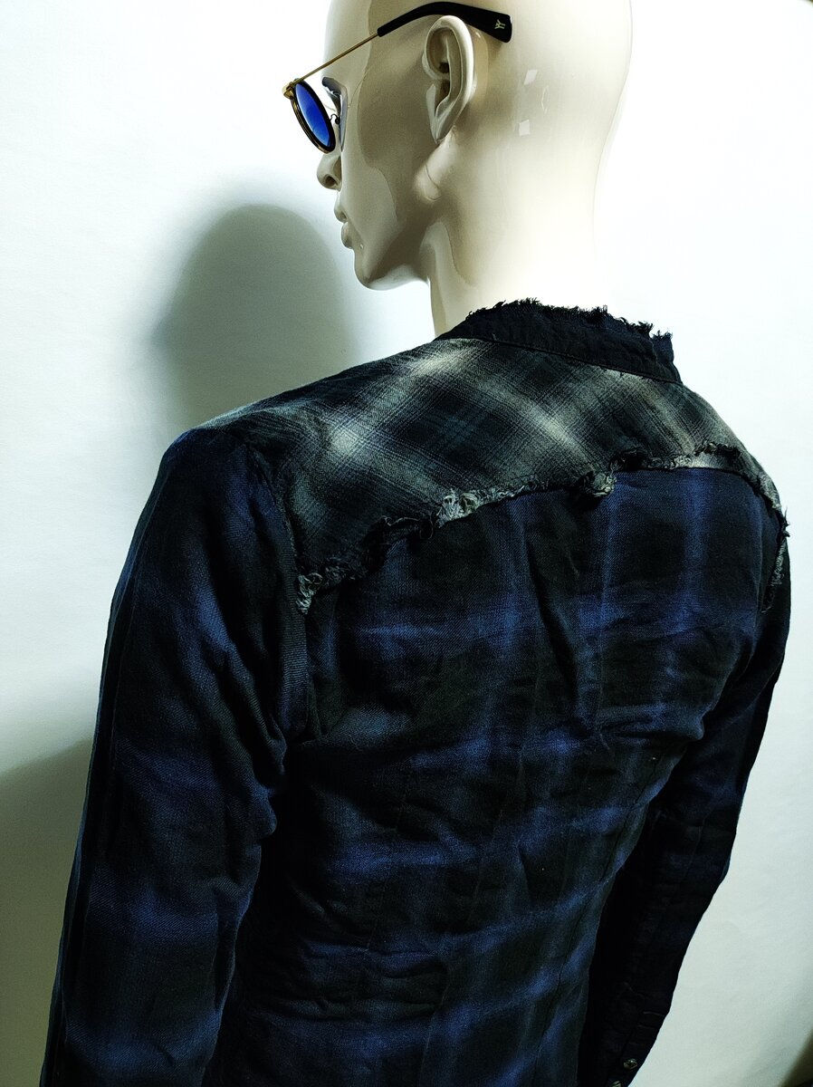 Thumbnail: 14th Addiction plaid cardigan unisex
