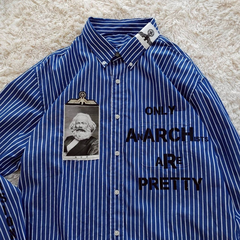 Thumbnail: Anarchy Shirt Hiroshi Fujiwara Karl Marx Skinhead England Punk