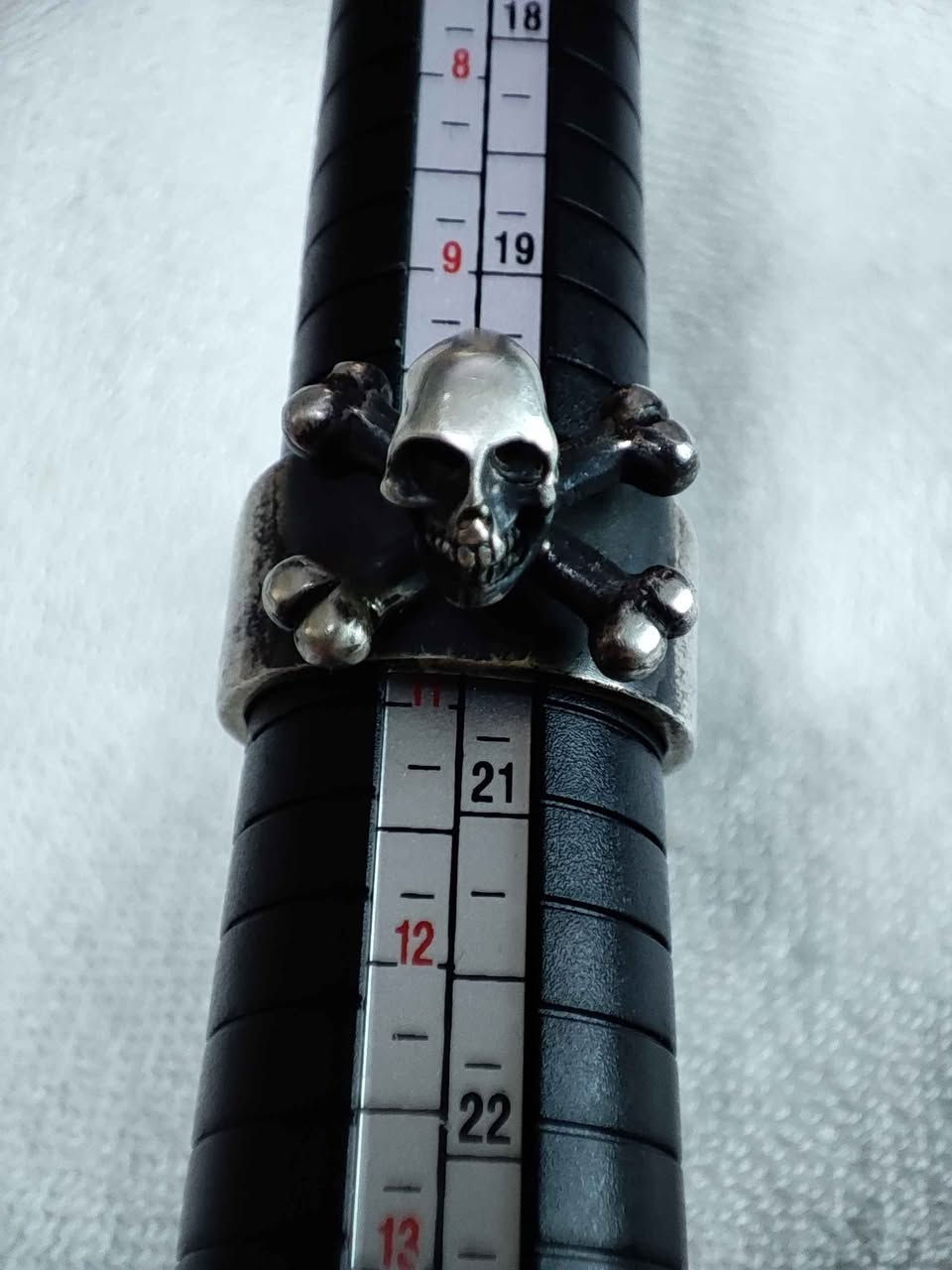 Thumbnail: VERSANI Jolly Roger Silver Ring