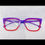 Thumbnail: L.a. Eyeworks MULLET GIO Unisex Full Rim Eyeglasses 49□18 145 Violet.