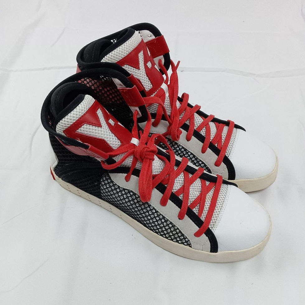 Thumbnail: Yohji Yamamoto Adidas Y-3 High Top Mesh Sneakers