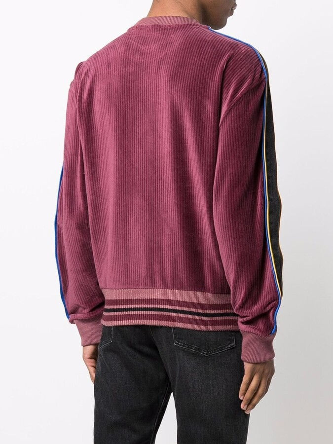 Thumbnail: Diesel S-Meyer Corduroi side-stripe Sweater Sweatshirt S Oversized