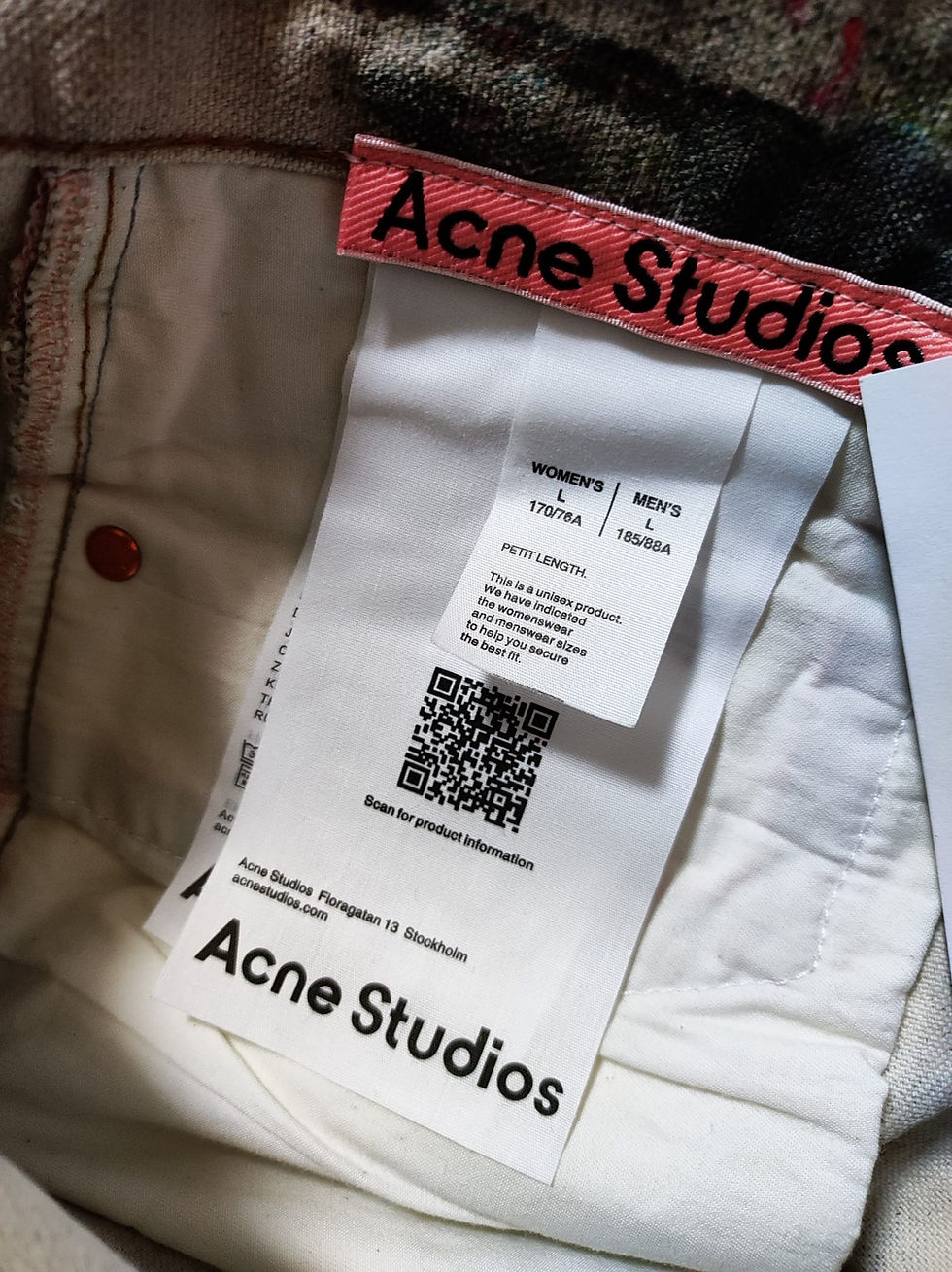 Thumbnail: Acne Studios Men's 1981 Painter Decorator Jeans