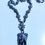Thumbnail: SAAD Pendant Charm Black Star Silver 925