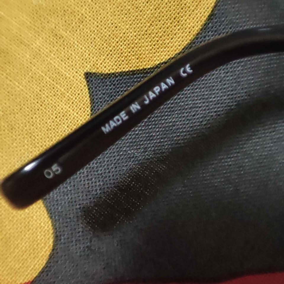 Thumbnail: Eight G japan made titan square half frame glasses