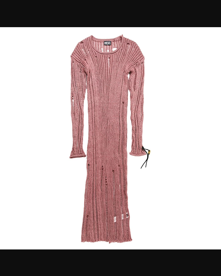 Thumbnail: DIESEL Long Sleeves Bodycon Maxi Dress [M-MARYLAND] [Daphne Pink]