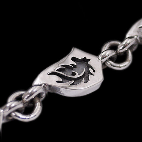 Thumbnail: Wolfman BRS Bracelet-amulet with the image of a wolf's head