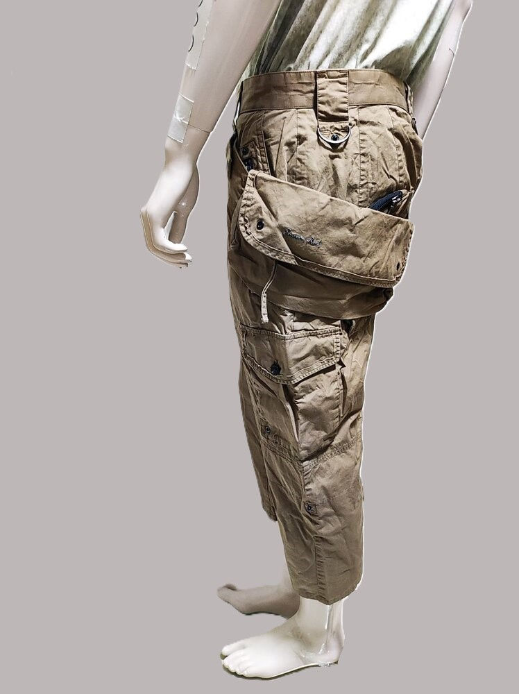 Thumbnail: PPFM short trousers sarouel with a removable bag size L