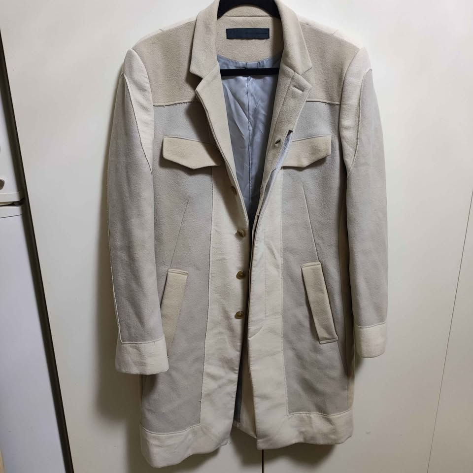 Thumbnail: Nape men's wool coat angora mohair felt