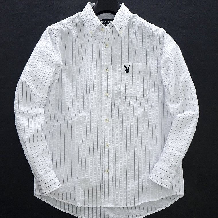 Thumbnail: Playboy Seersucker Shirt.