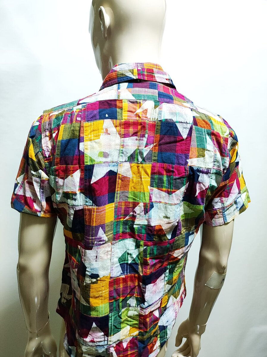 Thumbnail: A Bathing Ape Classics Patchwork Shirt Size S