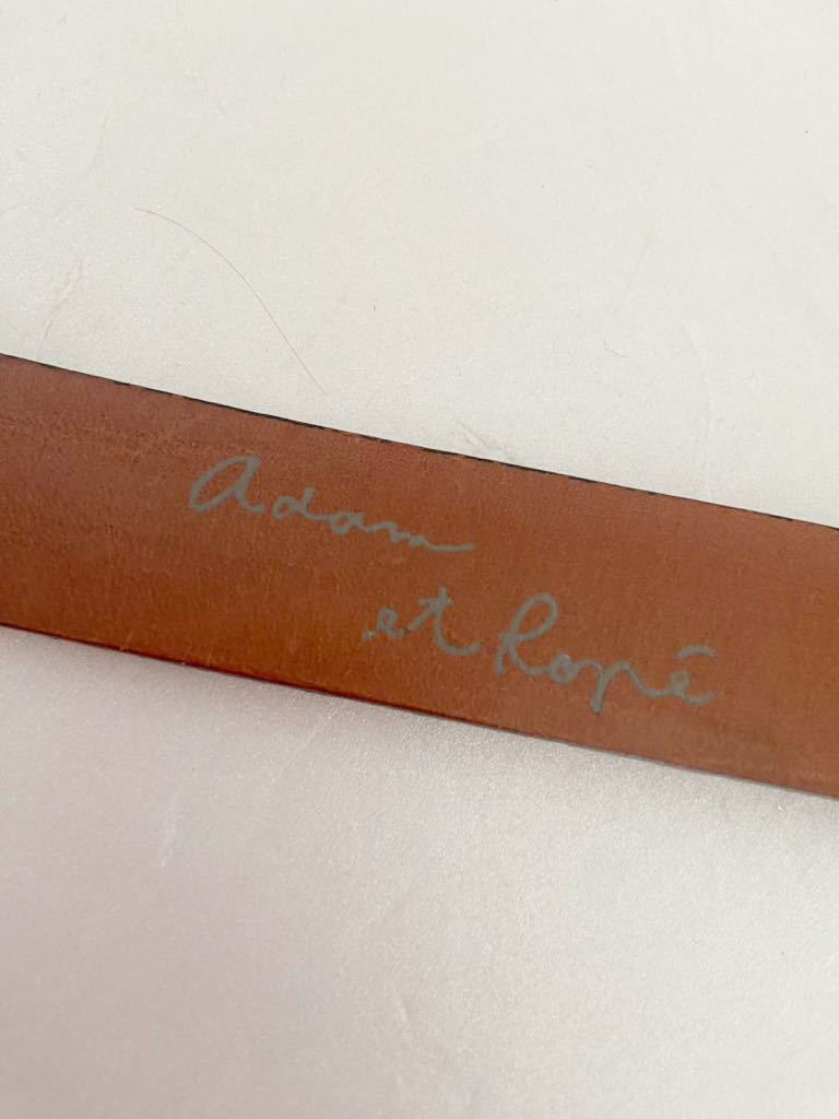 Thumbnail: Adam et Rope size 90-36 Leather belt made in Italy