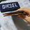 Thumbnail: Diesel Passport Case, Long Leather/Denim Wallet.