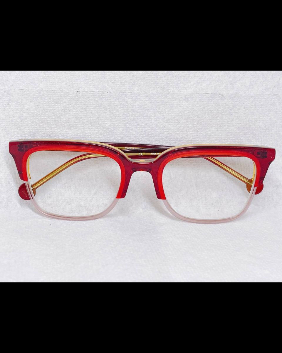 Thumbnail: L.a. Eyeworks MULLET GIO Unisex Full Rim Eyeglasses 49□18 145 Red