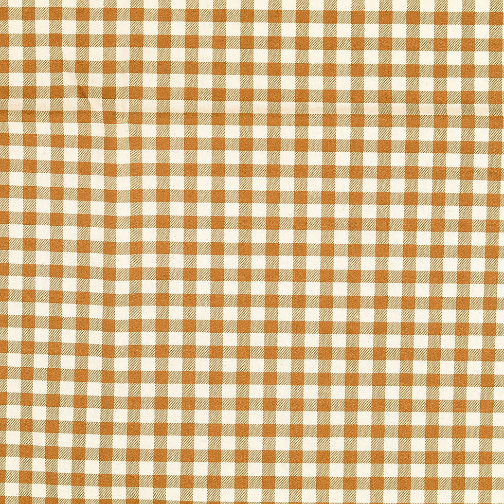 Gingham Brown Check