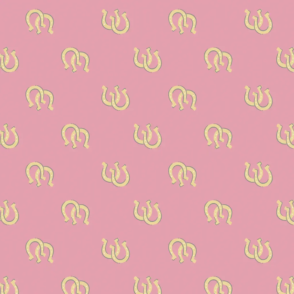 Lucky Horseshoes-Pink