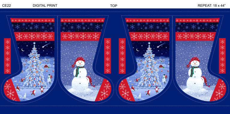 Tomten's Forest Friends Small Stocking Panel