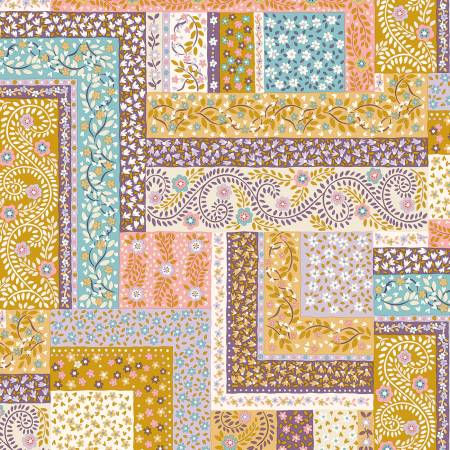 Thumbnail: Liberty Tudor Celebration - Patchwork Scarves Print