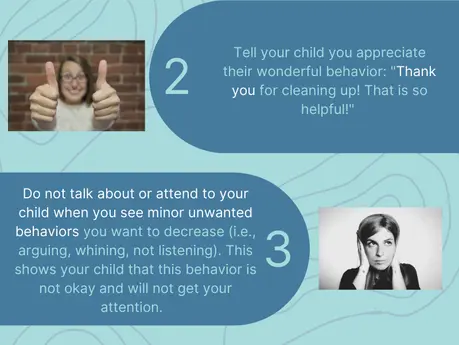 Reinforcing the Good; Ignoring the Not So Good Parenting Tip