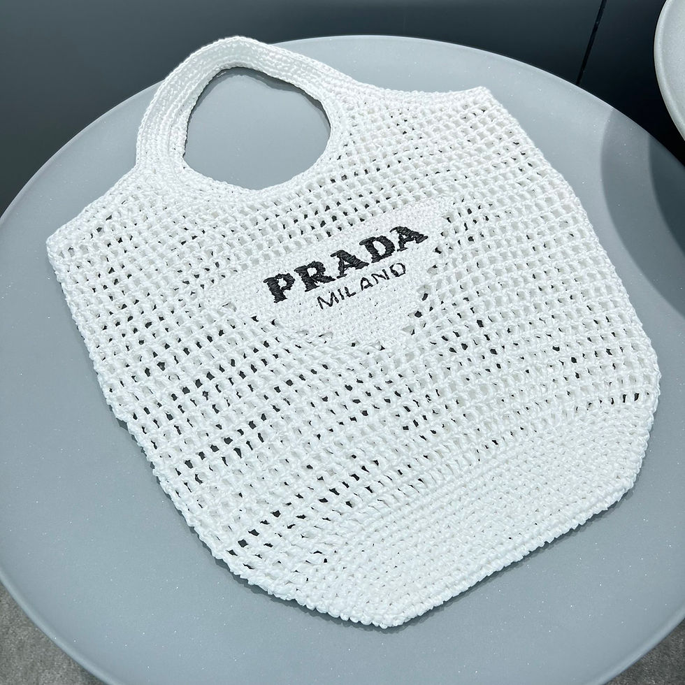 Thumbnail: PRADA CROCHET TOTE BAG