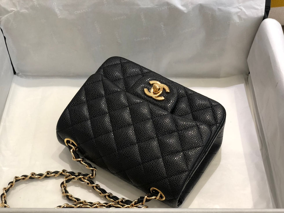 Thumbnail: CHANEL CF MINI CAVIAR BAG