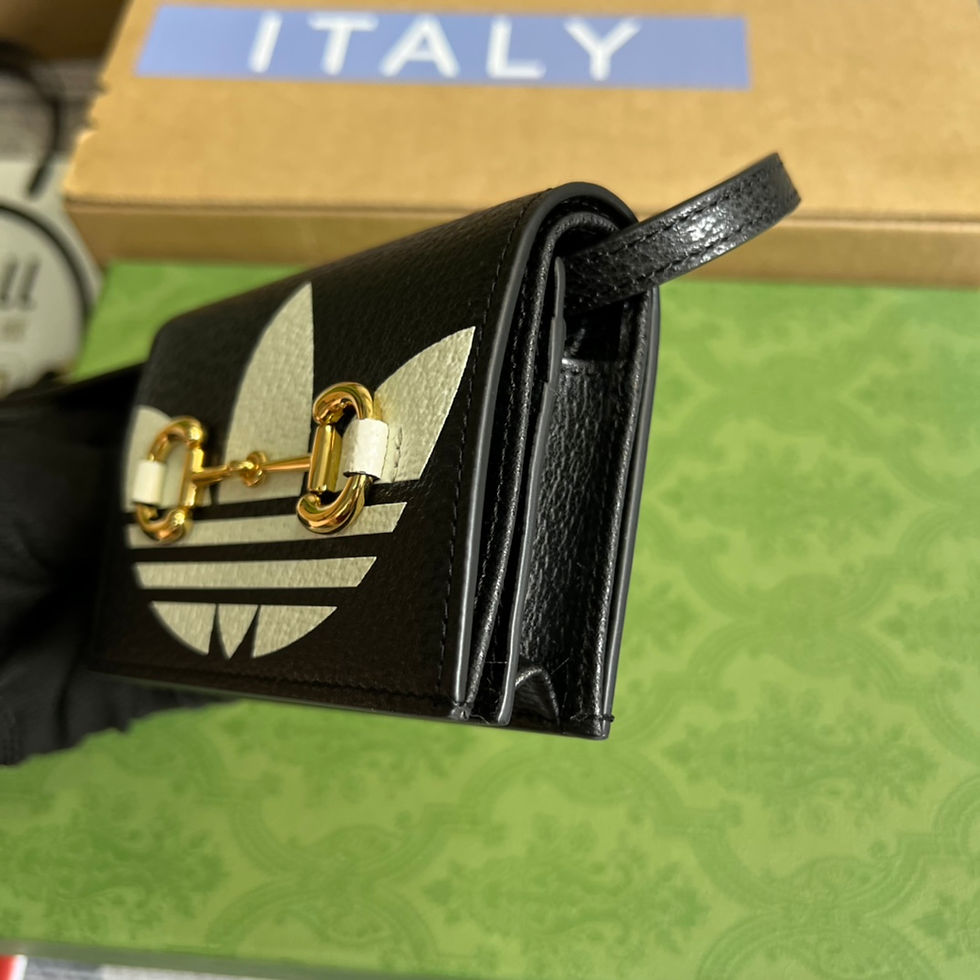 Thumbnail: ADIDAS X GUCCI CARD CASE WITH HORSEBIT