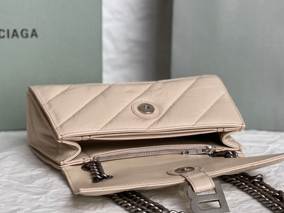 Thumbnail: BALENCIAGA CRUSH SMALL CHAIN BAG QUILTED