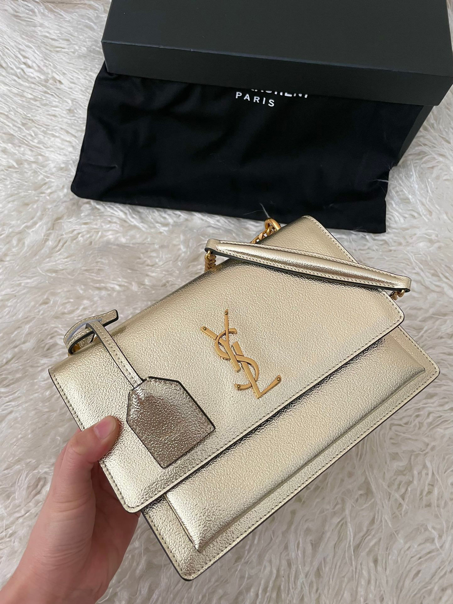 YSL SUNSET MEDIUM CHAIN BAG