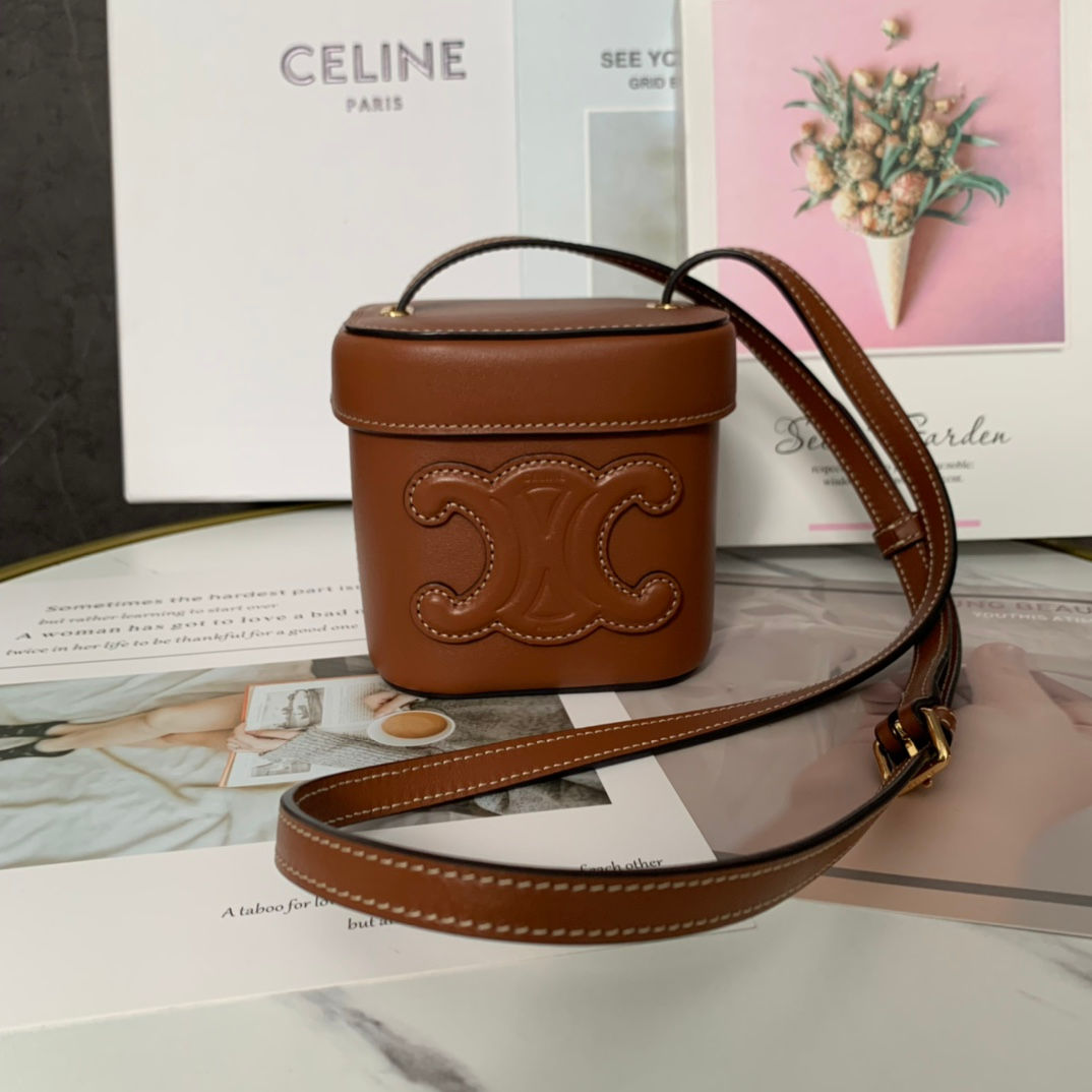 CELINE BOX CUIR TRIOMPHE CALFSKIN SMALL BAG