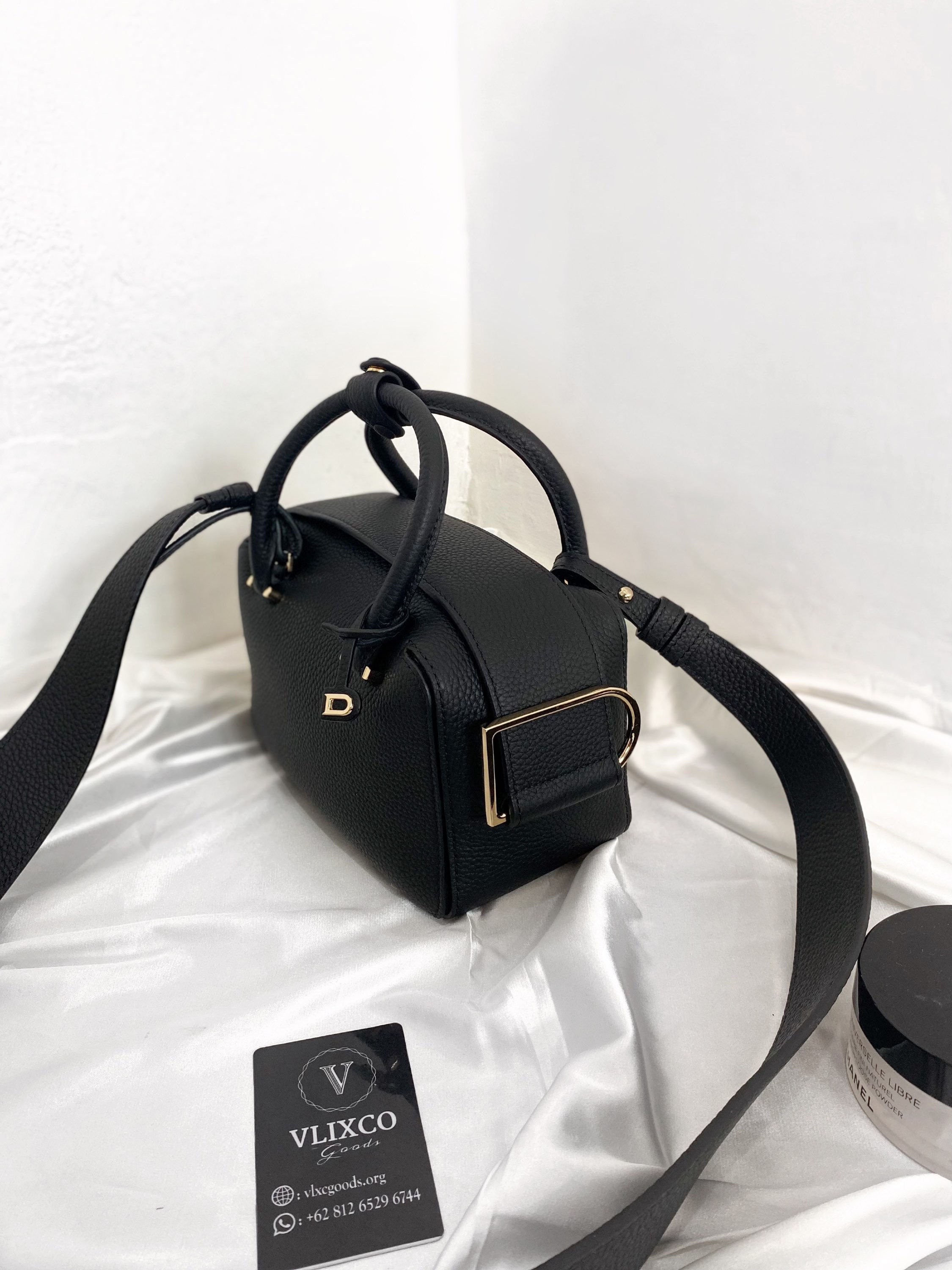 DELVAUX COOL BOX MINI IN TAURILLON SOFT BAG