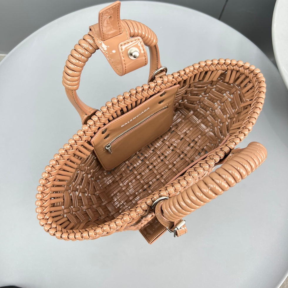 Thumbnail: BALENCIAGA BISTRO XS BASKET SMALL WITH STRAP