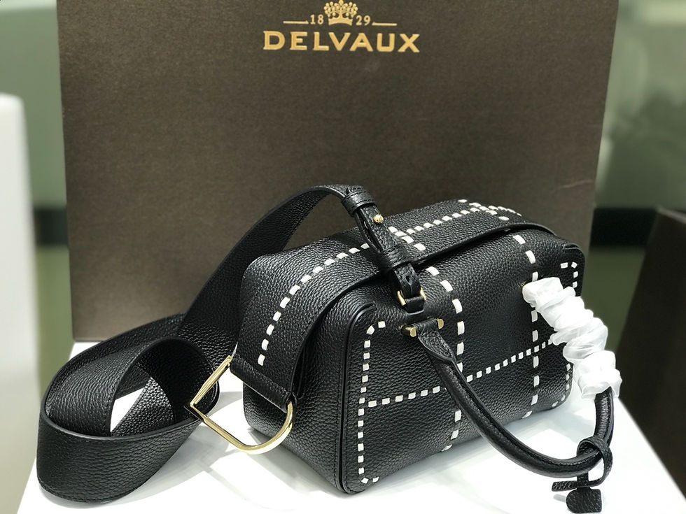 Thumbnail: DELVAUX COOL BOX MINI IN TAURILLON SOFT BAG