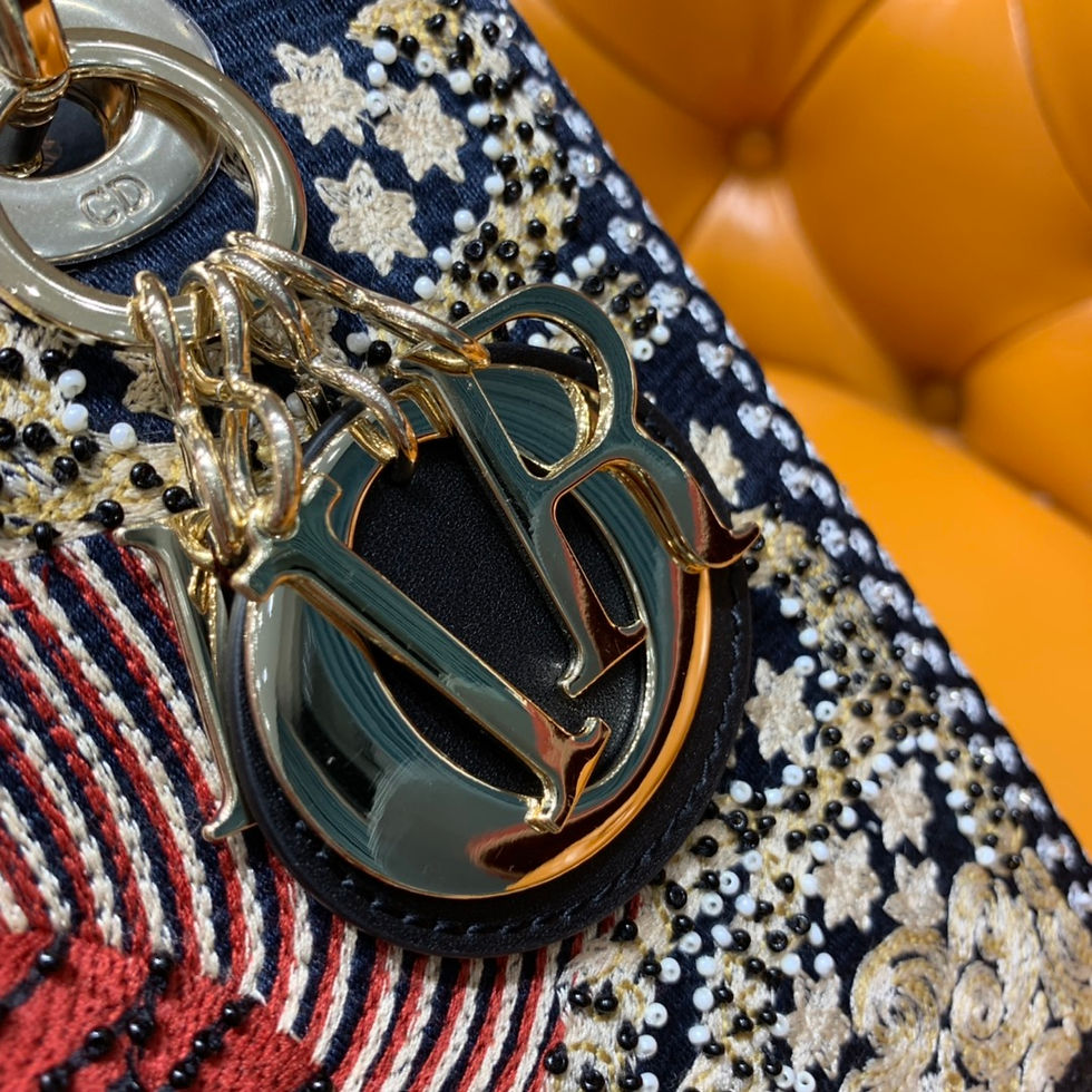 Thumbnail: LADY DIOR MEDIUM BAG MULTICOLOR SEQUIN-EMBROIDERED CALFSKIN