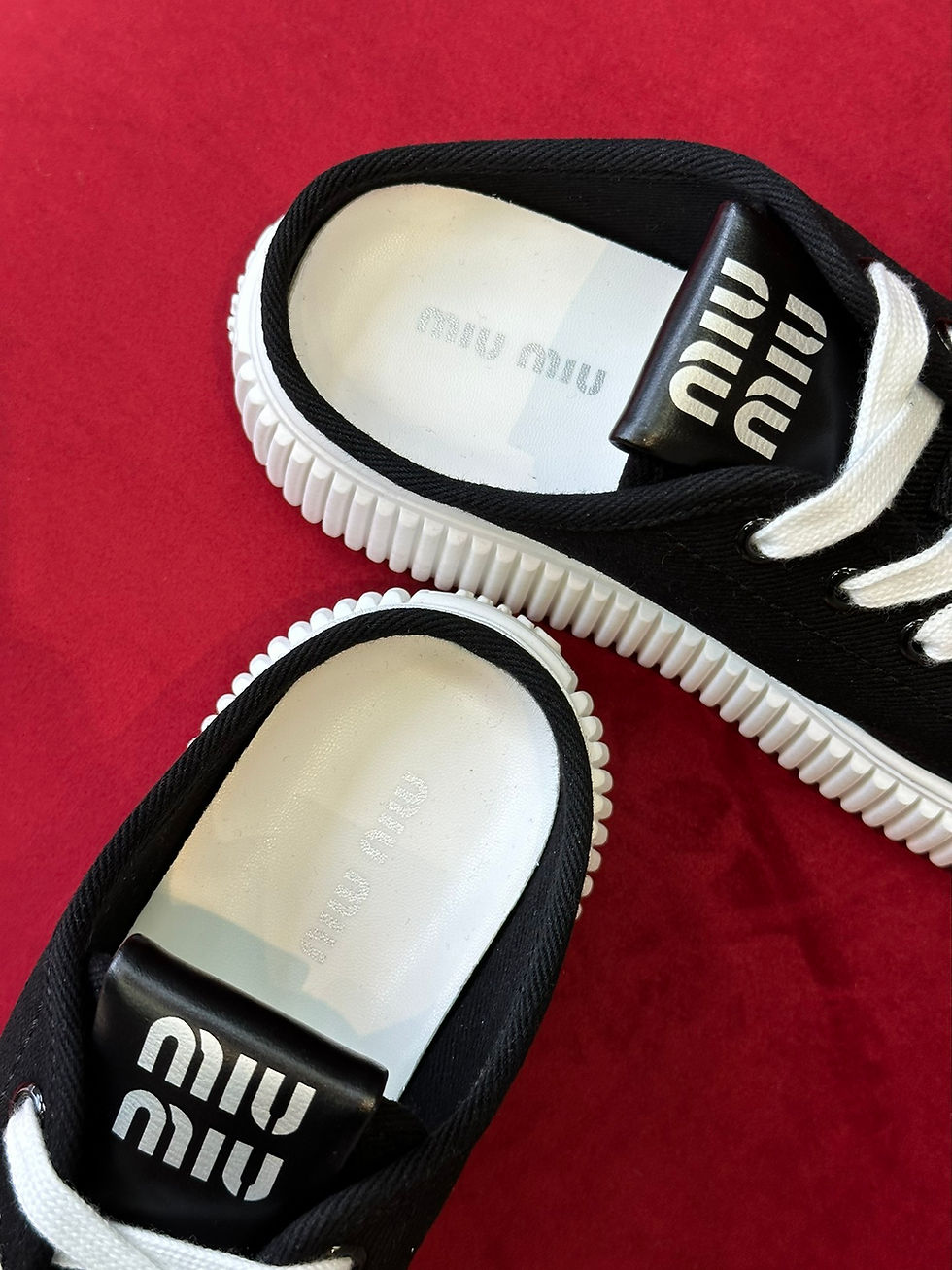 Thumbnail: MIU MIU DENIM SNEAKERS