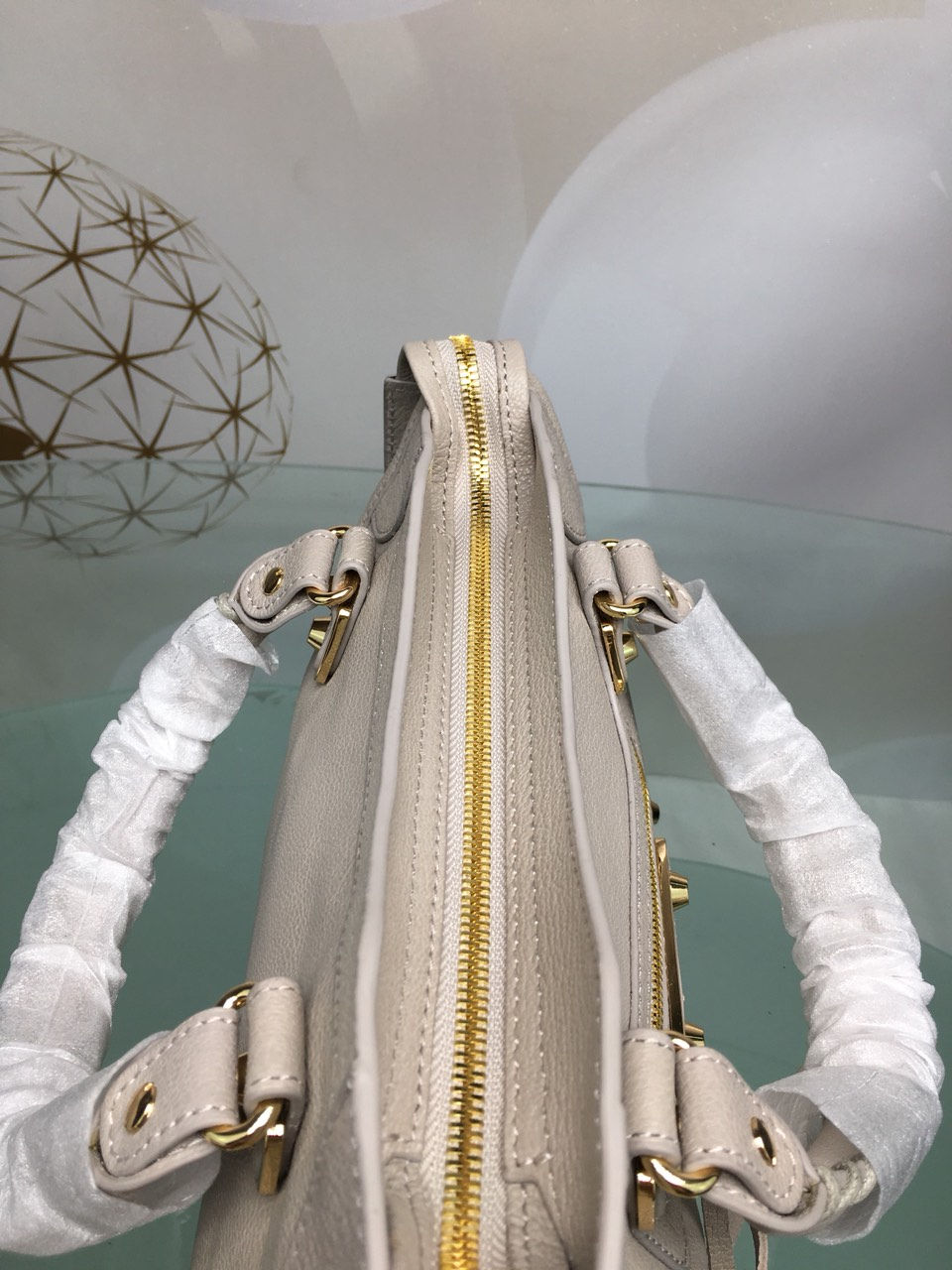 Thumbnail: BALENCIAGA METALLIC CITY EDGE SMALL BAG