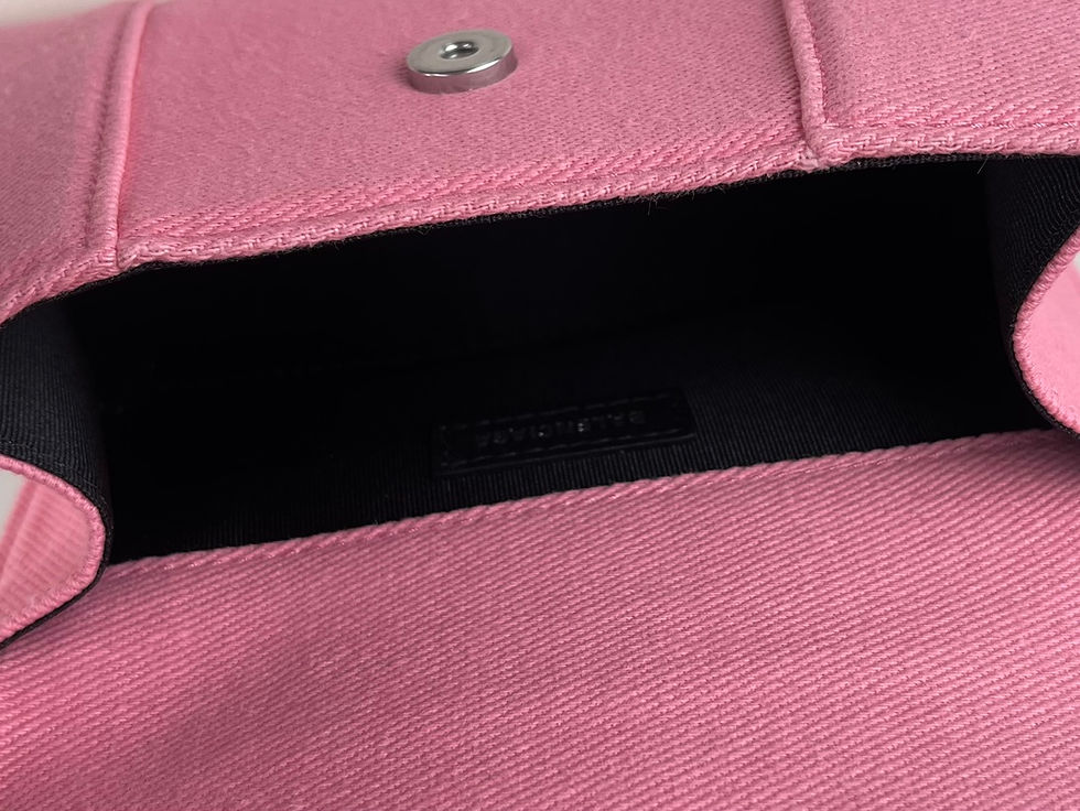 Thumbnail: BALENCIAGA HOURGLASS MINI HANDBAG IN DENIM