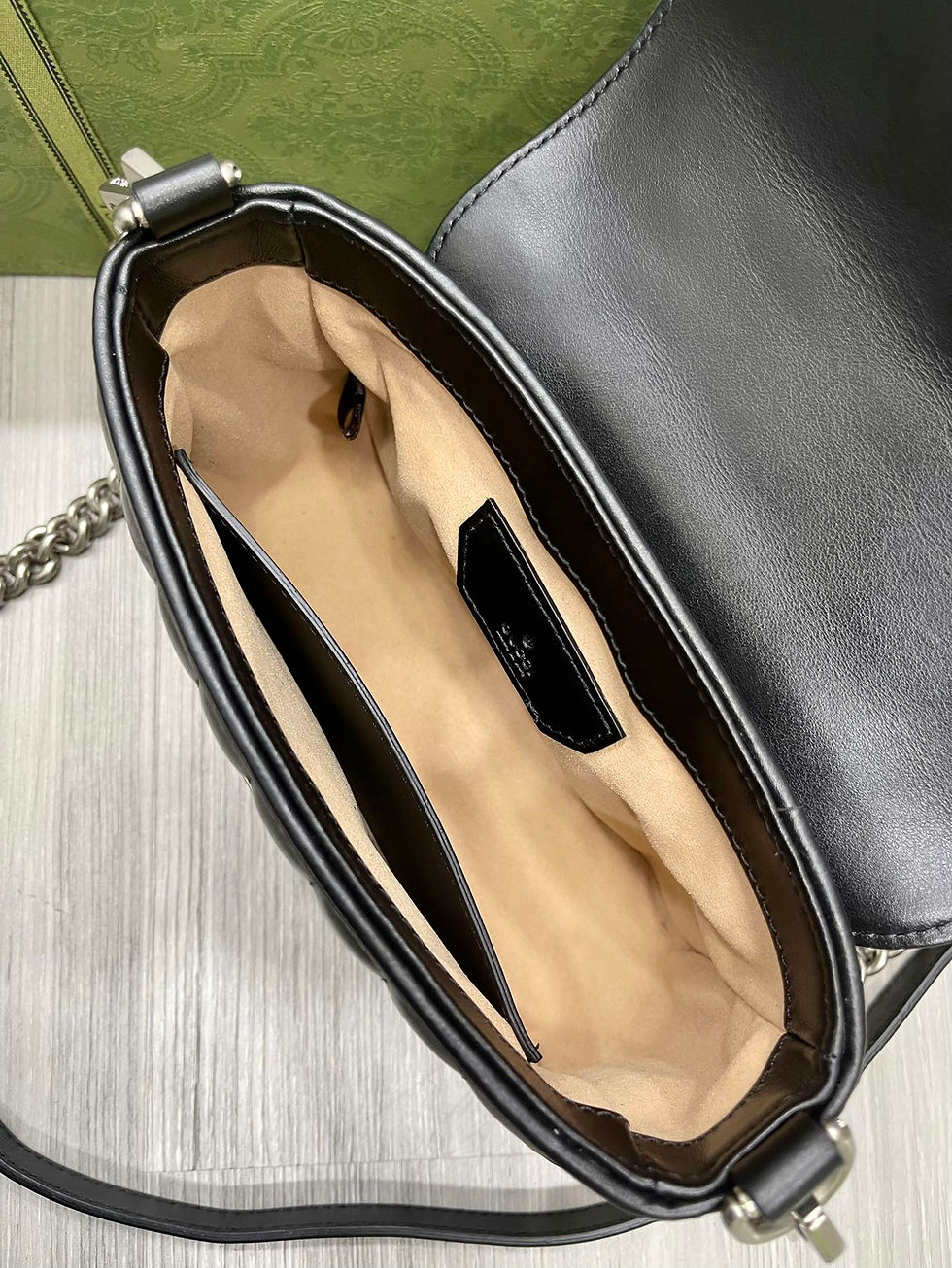 Thumbnail: GUCCI GG MARMONT MINI TOP HANDLE