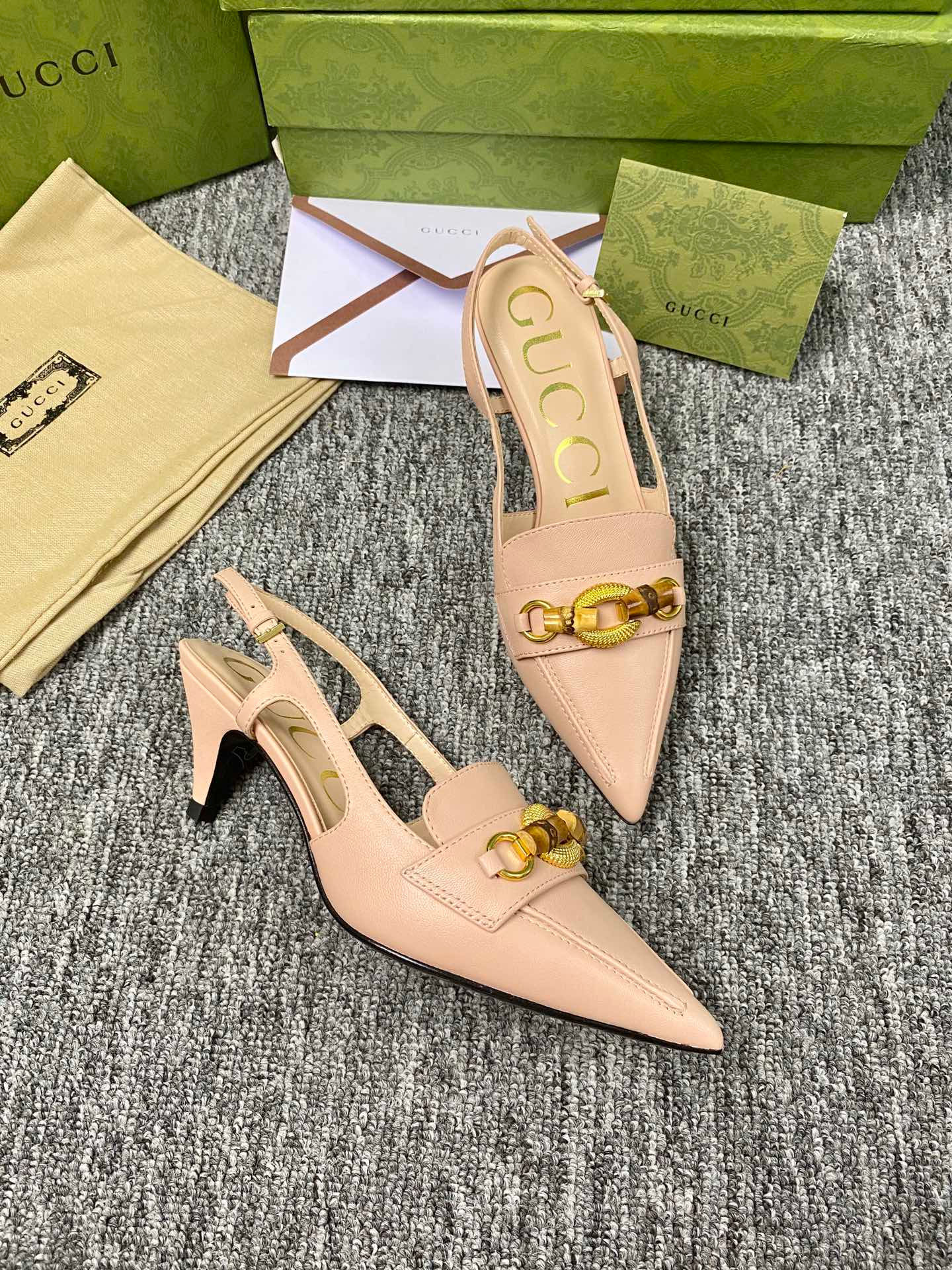 GUCCI SLINGBACK HEELS