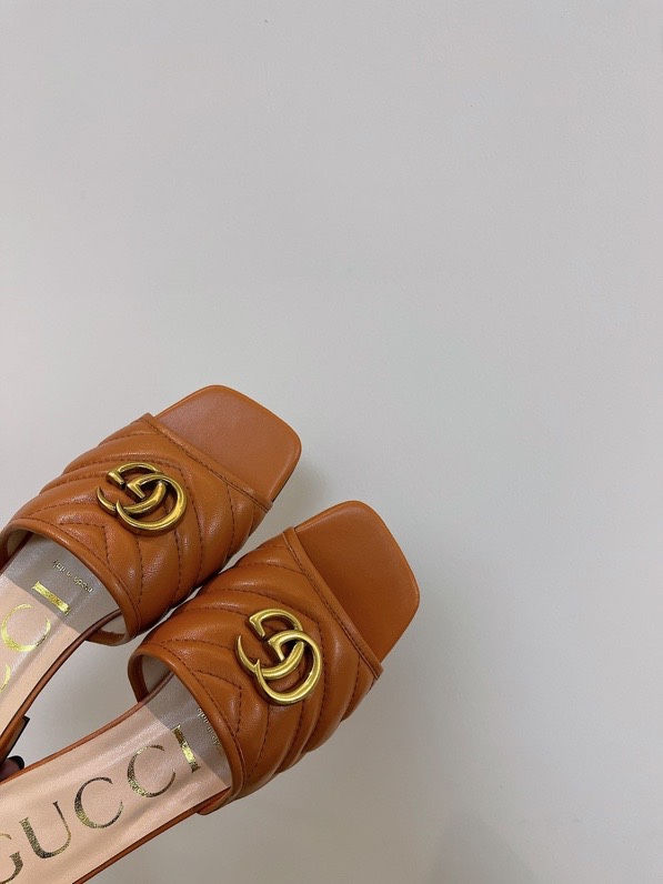 Thumbnail: GUCCI DOUBLE G  SANDALS