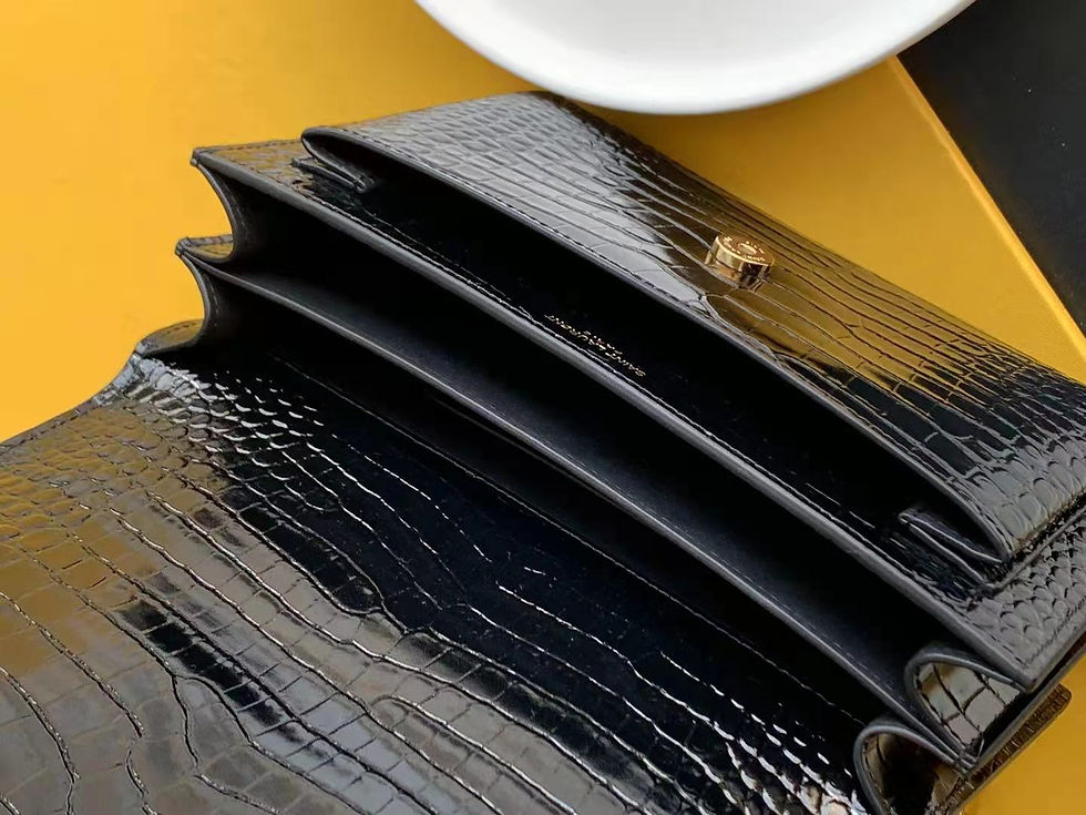 Thumbnail: YSL SUNSET MEDIUM CHAIN BAG IN CROCODILE